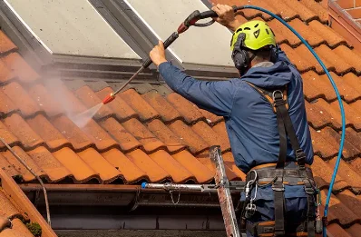 Démoussage et hydrofuge de toiture à Sentous